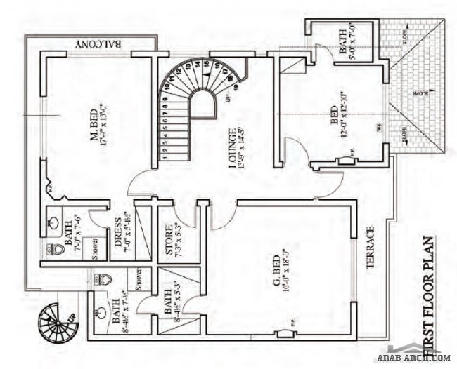 مخطط فيلا سكون Sukoon Villas