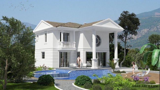 فلل للتميز واجهات خرائط بلانات new villas design 