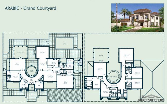 6 Bedroom Villa, Arabic, Grand Courtyard