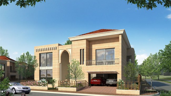 فيلا + المخطط  283 m2 ground floor built area