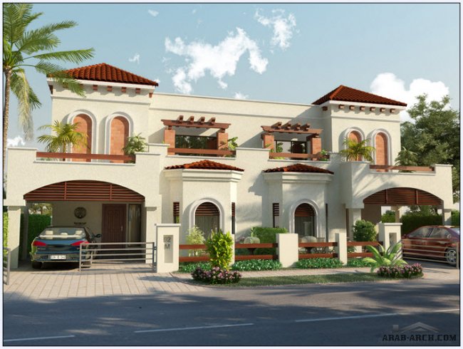   front elevation + floor plans - park view villas