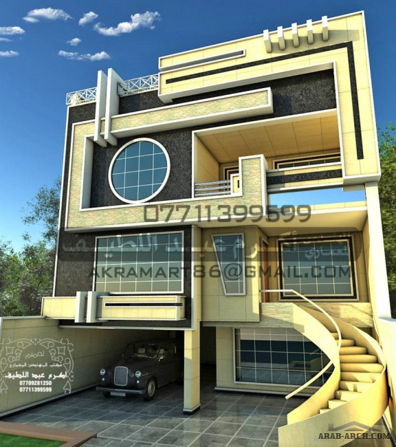 روائع التصميمات الخارجية - مهندس معمارى اكرم عبد اللطيف