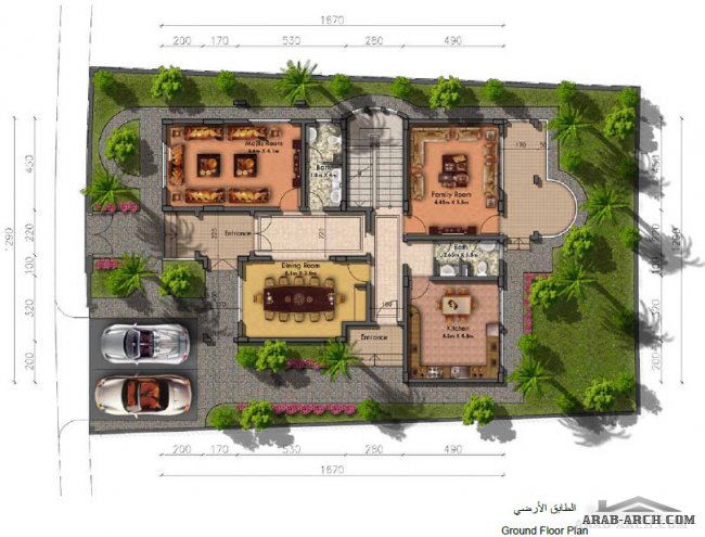 مخطط الفلل الفاخرة (1) Luxury Villas Plans Jannat Al Hussain City