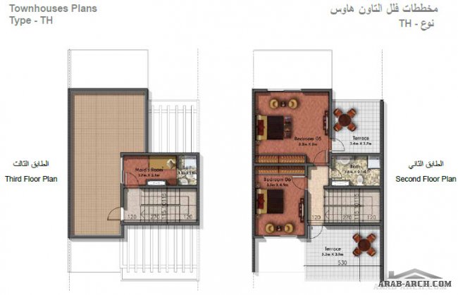 فلل التاون هاوس Townhouses  TH  