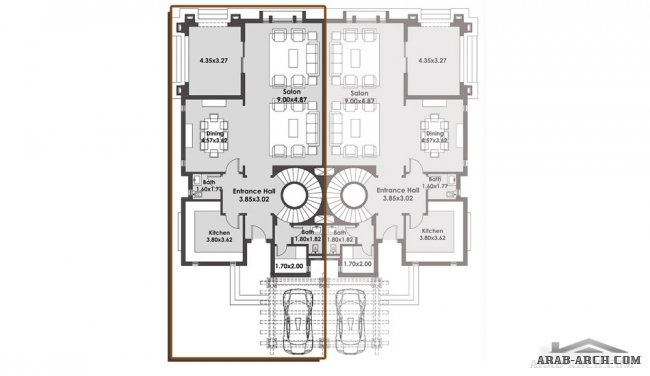 Twin Villa  size MNHD