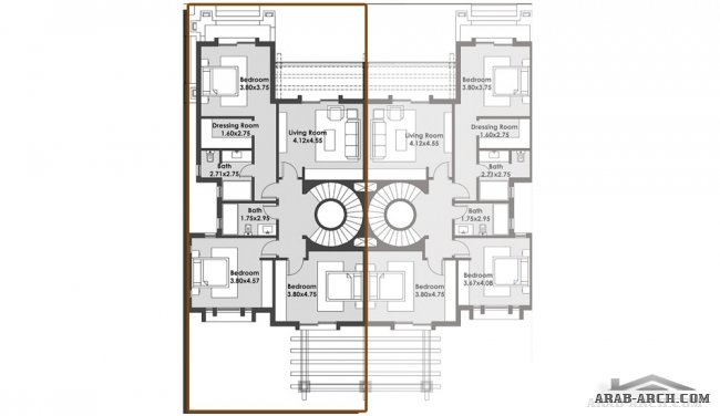 sq.m 280 Town House mnhd size 