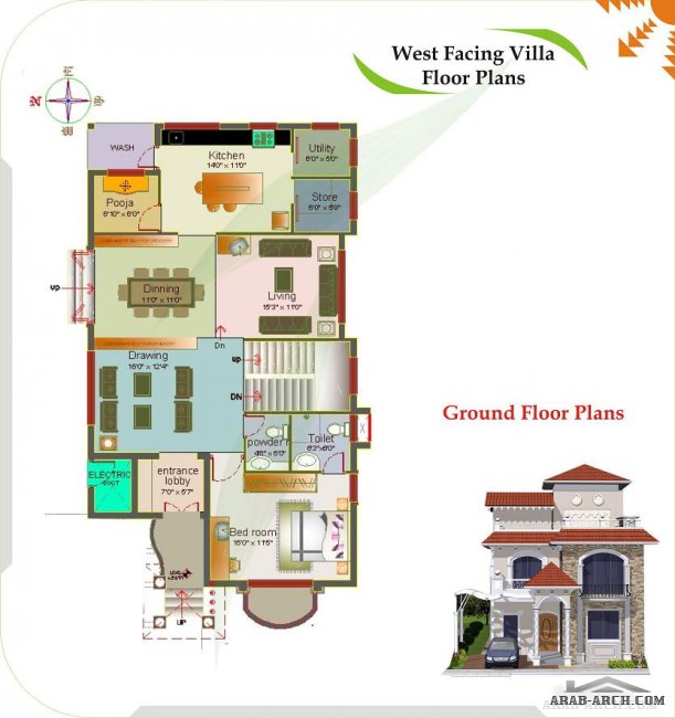 Luxury Spanish Villas + floor plans -2