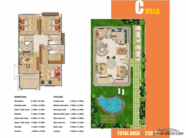 Villa Type C   كومباوند صفوة دريم 