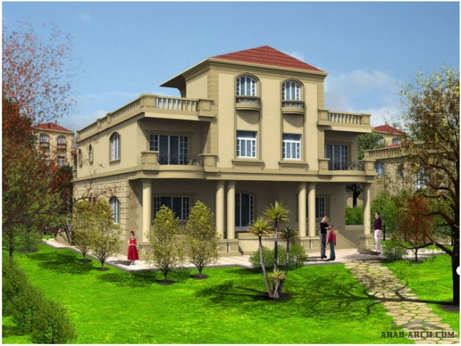 فيلات كونكورد مينا مصر (1)  بلانات واجهات خرائط egypt villas