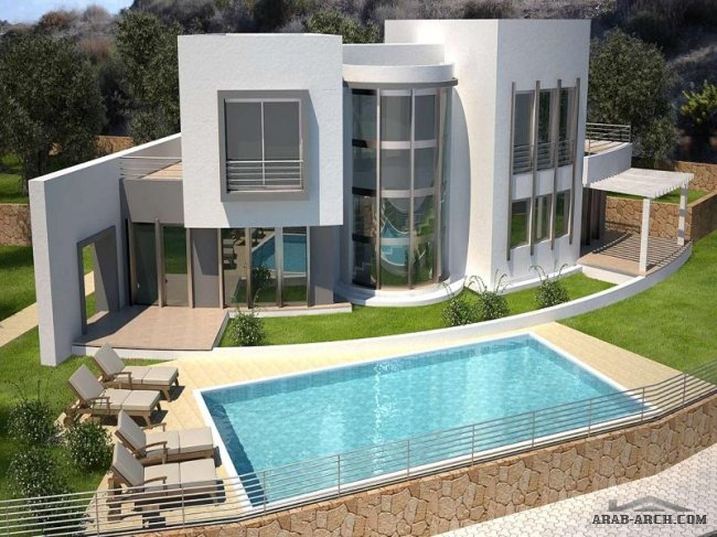 واجهات فلل VILLAS  FRONT VIEW