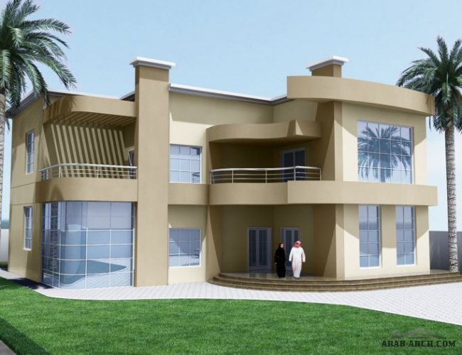 واجهات فلل VILLAS  FRONT VIEW