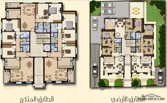 عمارة جود – شميساني شقق بمساحات 97, 128, 134 م2