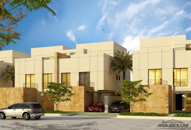 مخطط الرابية - الفلل التوأم دوبلكس  - The semi-detached (duplex) villas 