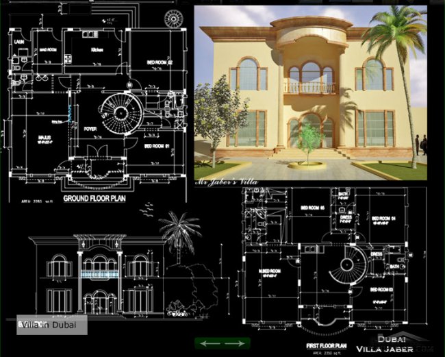 تصميم لفيلا فى دبى من Arch Concept