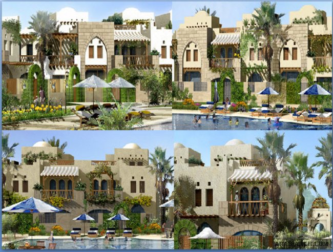   VILLAS AL BULBUL - FLOOR PLANS - saraya aqaba