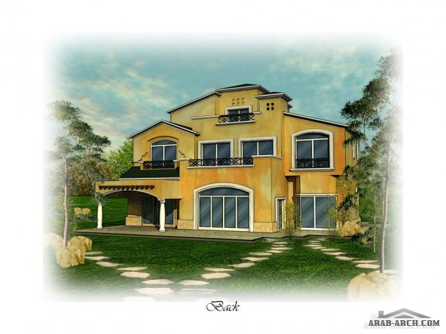 Twin villa c - مساحه الدور الارضى 220 متر مربع