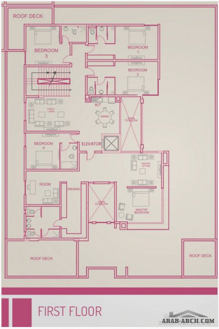 illoura villas - مخطط الفيلا A - حى الملقا شمال الرياض