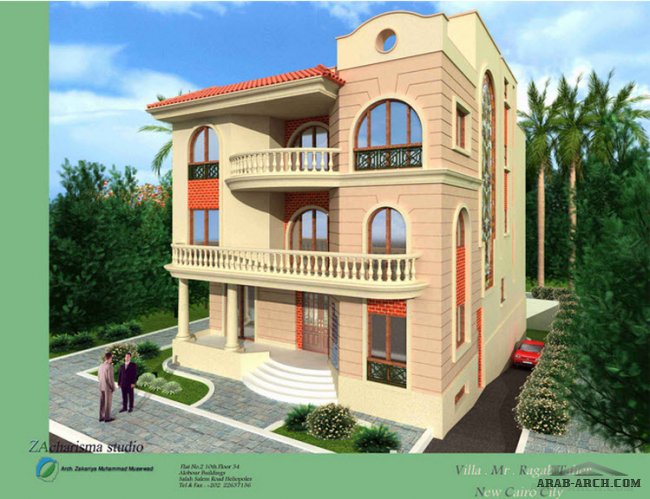 تصاميم فيلات سكنية رائعه (2)  من ابداعات studio zacharisma