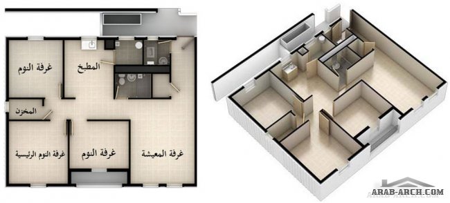 مشروع مدينة بسماية الجديدة - النمط التقليدى