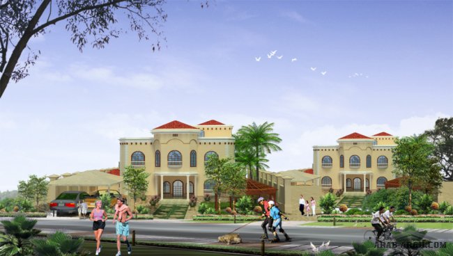 3d s max villa - Summer Fouad Egyptian Architect 