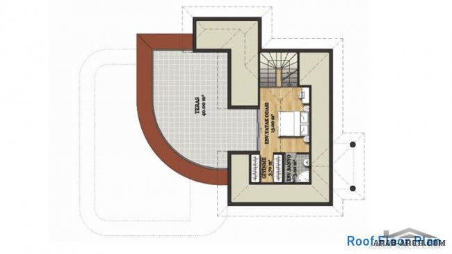  خريطة فيلا صغيرة المساحه  4 غرف نوم + floor plans + بركة