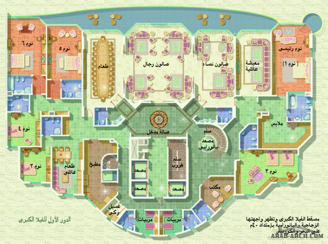  تصميم لعدد 2 فيلا  على البحر ... فى جدة