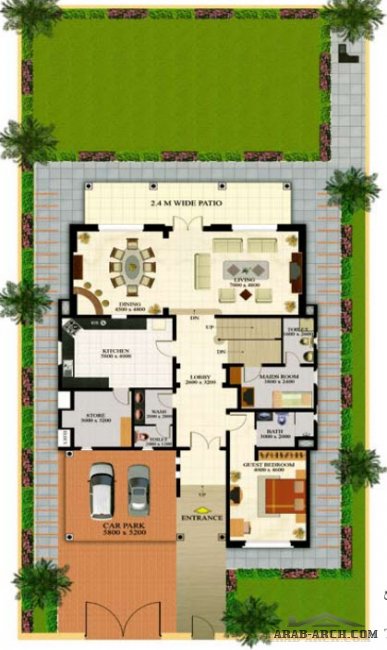 luxury 4 Bedroom villas -  فيلا فاخرة 4 غرف نوم حدائق النخيل