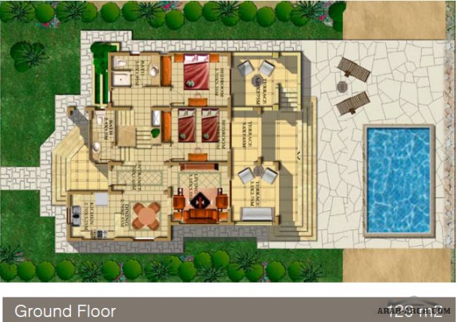 Fatima Villa floor plans - El Gouna