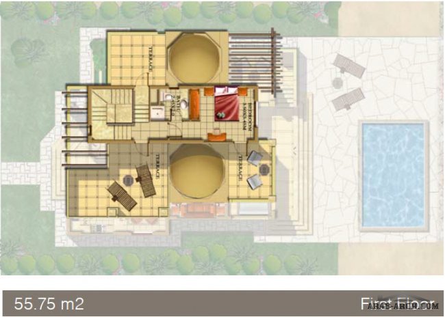 Fatima Villa floor plans - El Gouna