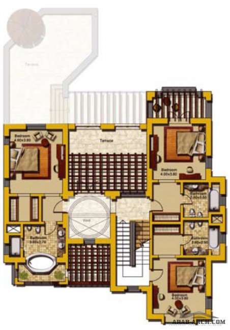 Khareef Villa Type 2 - Total Area: 376.61 m2