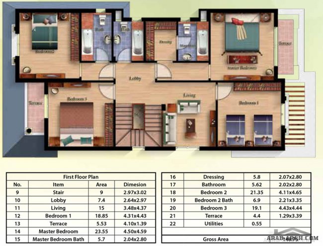 Stand Alone Villa - Total Area: 345 Sq.m