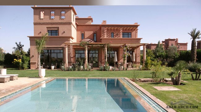 4 bedrooms villa - مخطط الفيلا المغربية