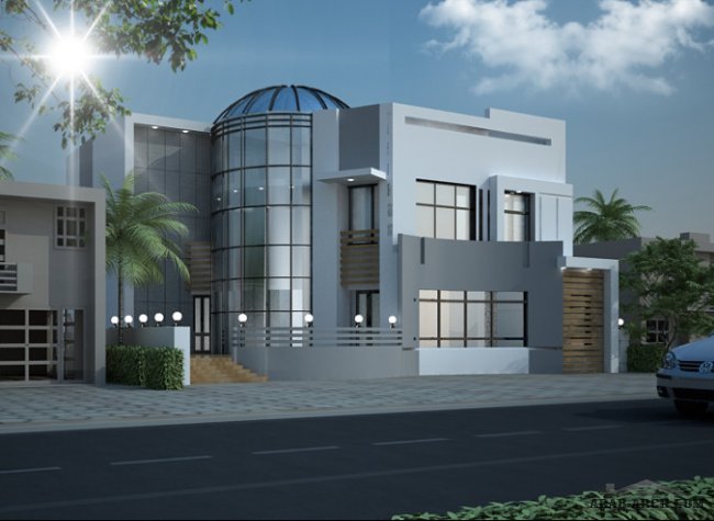 واجهات فيلات سكنية مميزة بالكويت Residential Villa - Projects House 