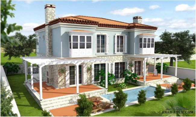 Twin Villa Gallery & floor plans - خرائط فيلا توين صغيرة المساحه