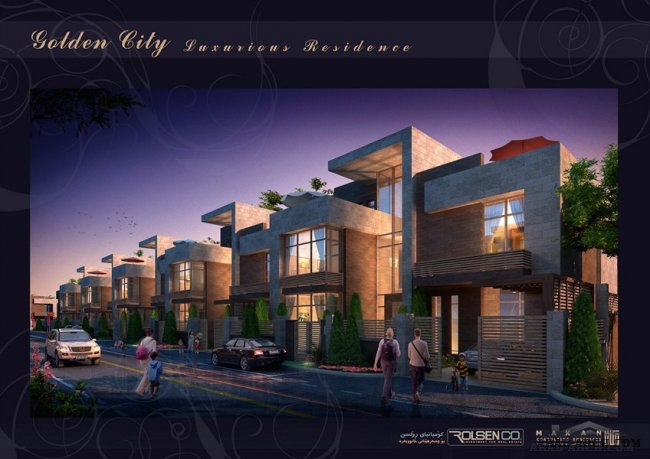 villa floor plans Golden City  - arbil - villa is 400m2 site area 