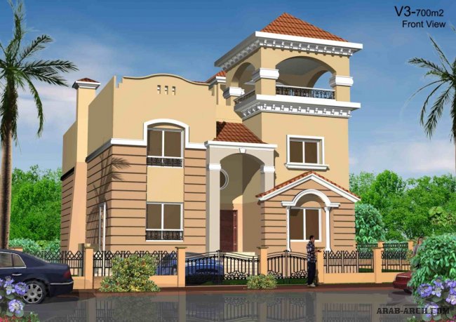 Gladios Garden  - villa floor plans 220 sq.m/floor