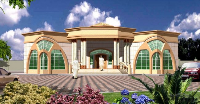 فلل طوابق واحد ( واجهات ) من الحصن للاستشارات الهندسية