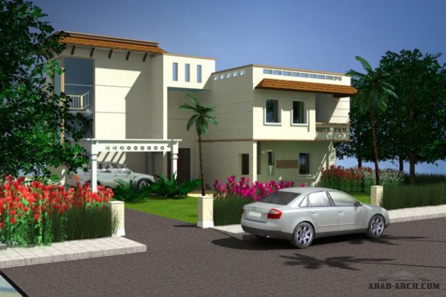 Jade villa design evergreen compound - 355 m2