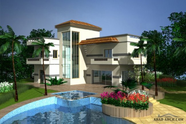 Sapphire villa design floor plans - evergreen compound - 390 m2