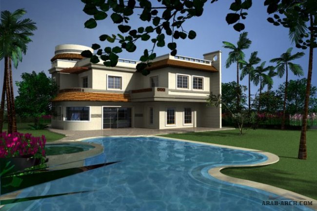 Emerald villa design floor plans - evergreen compound - 450 m2