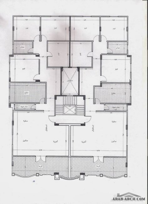 مخطط شقق و دوبلكس رائع فى العبور