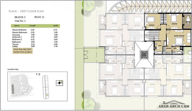  Duplex villa - floor plans