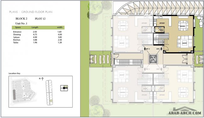  Duplex villa - floor plans