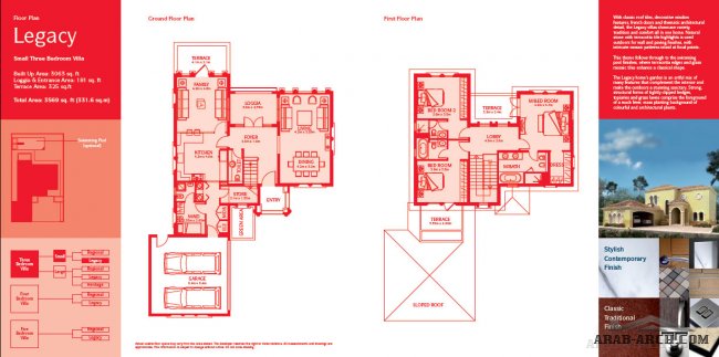 Jumeirah Park Villas Floorplans