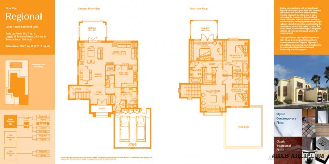 Jumeirah Park Villas Floorplans