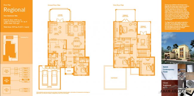 Jumeirah Park Villas Floorplans