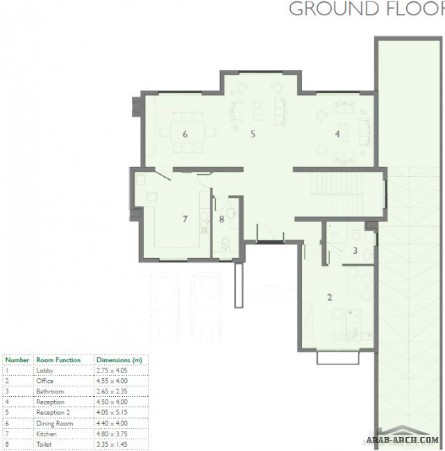 اسوار ريزيدنس - مخطط الفيلا A - Aswar Residences