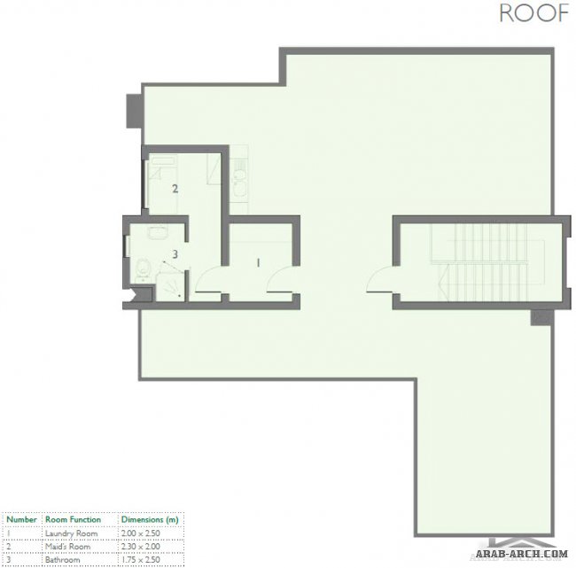 اسوار ريزيدنس - مخطط الفيلا A - Aswar Residences