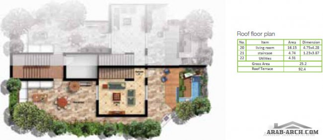 iVilla A Garden Corner Special - Total area 324.07 Sq.m