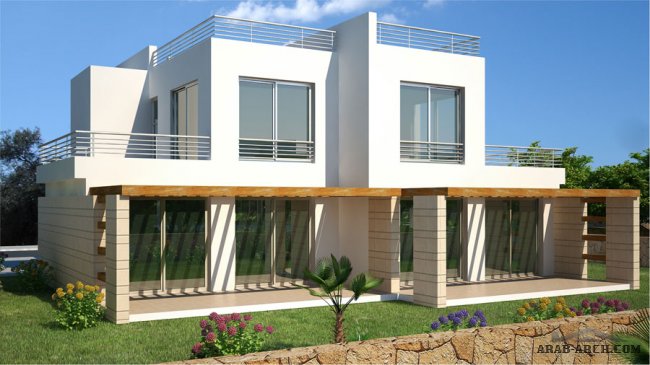 Semi Detached Villas Type 1 - floor plans